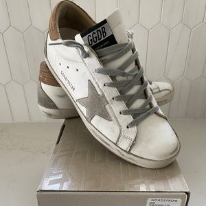 Golden Goose, beige snakeskin back